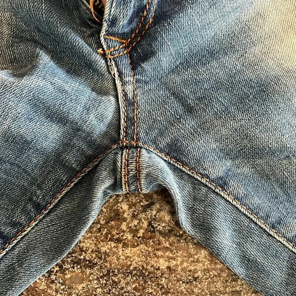 Takeshy Kurosawa Distressed Sandblasted Jeans Made in Italy 100% Cotton 29 29x33 - Picture 10 of 13